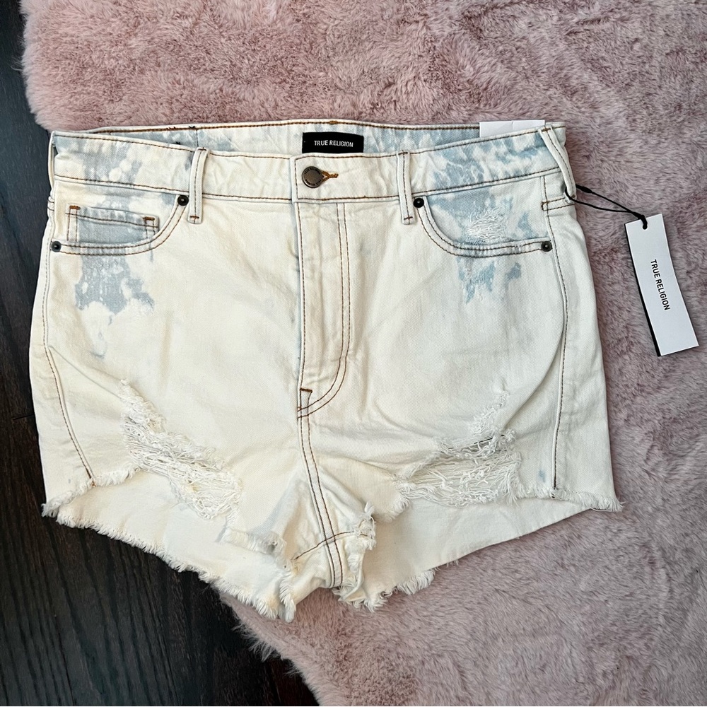 NWT True Religion Caia Denim Shorts